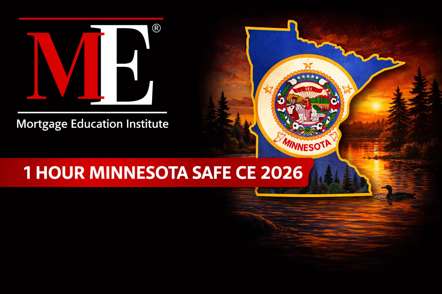 1-hour Minnesota SAFE CE 2026 course graphic