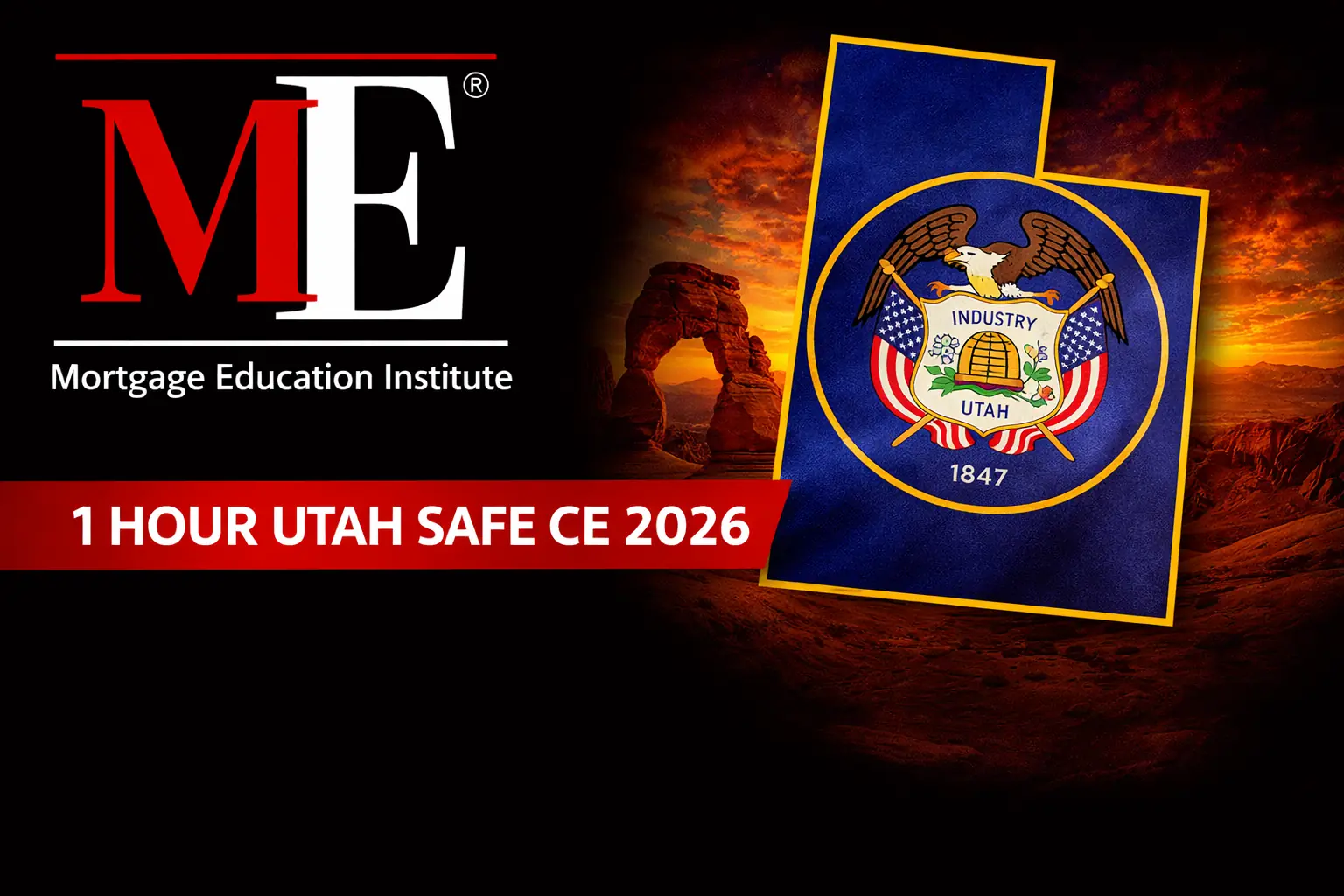 1-hour Utah SAFE CE 2026 course graphic